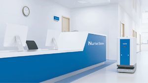 Autonomer mobiler Roboter / für Gesundheitseinrichtungen 1