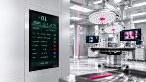 Informationsterminal für Gesundheitseinrichtungen
