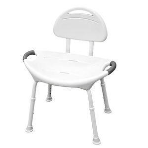 Duschhocker mit Rückenlehne