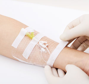 Fixierung für Intravenös-Katheter 1