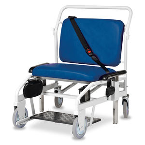 Patienten-Transportstuhl / Innenraum / für Außen / auf Rollen / Fußstütze