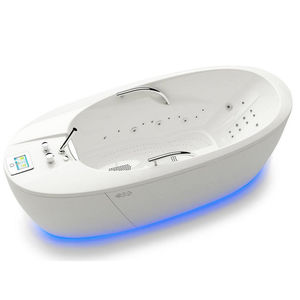Badewanne für Wassermassage / mit Chromatherapie-Lampen