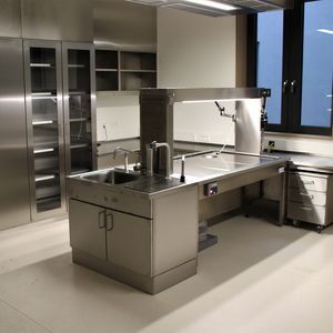 Labor-Arbeitsstation / Makroskopie