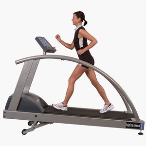 Laufband mit Geländer