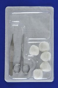 Instrumentenset / Nähen von Wunden 1