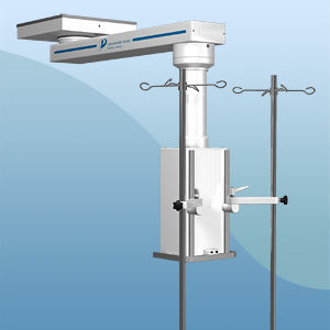 deckenmontierter Verteilersäule