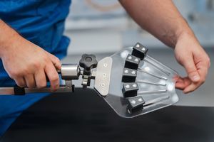Handauflage für Handchirurgie 1