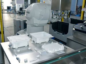 Palettierer und Depalettierer / für Materialumschlag