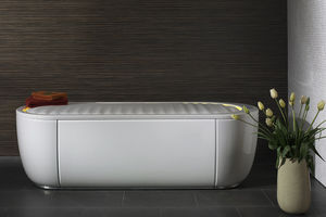 Badewanne für Wassermassage / mit Chromatherapie-Lampen