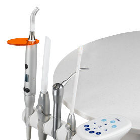 Dentaler Behandlungscart / Unterbau / 4 Instrumente