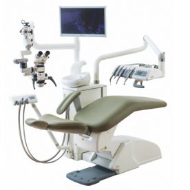 Dentaleinheit mit Monitor