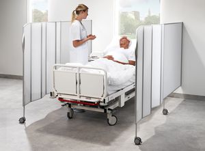 zusammenklappbarer Medizinischer Bettschirm