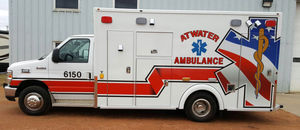 Rettungswagen mit Patientenraum