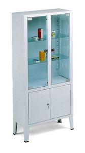 Vitrine für Chirurgie-Instrumente