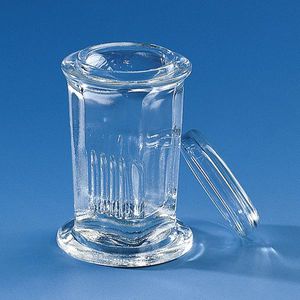 Glas-Färbetrog