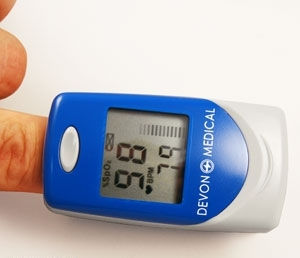 kompaktes Pulsoximeter