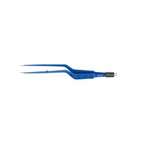 elektrochirurgische Pinzette / bipolar / Bajonett / antihaftbeschichtet