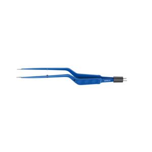 elektrochirurgische Pinzette / bipolar / Bajonett / antihaftbeschichtet