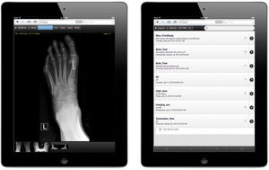 IOS-Anwendung / Visualisierung / für medizinische Bildgebung / für PACS