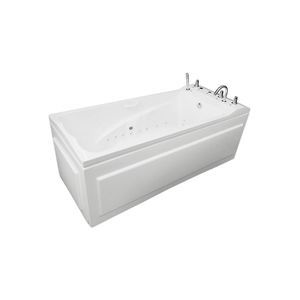 Badewanne für Wassermassage / mit Chromatherapie-Lampen