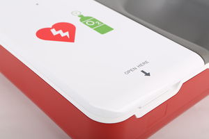 automatisierter externer Defibrillator / für öffentliche Bereiche / Funknetzwerk-Technologie / Multiparameter-Monitor