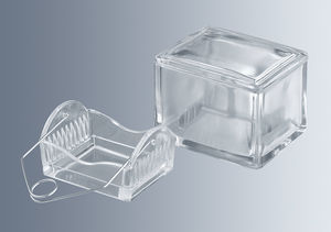 Glas-Färbetrog
