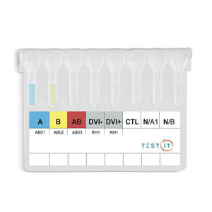 Blutgruppenbestimmungs-Testkit