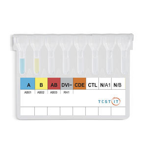 Blutgruppenbestimmungs-Testkit