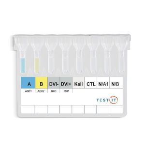 Blutgruppenbestimmungs-Testkit