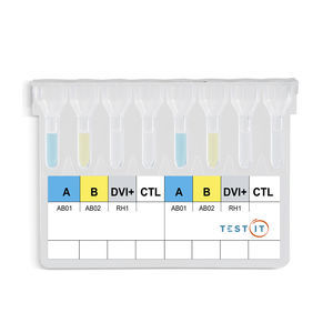 Blutgruppenbestimmungs-Testkit