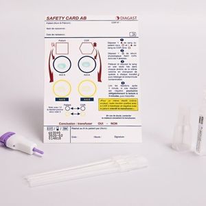 Blutgruppenbestimmungs-Testkit
