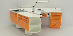 Arbeitsplatz für Dentallabors