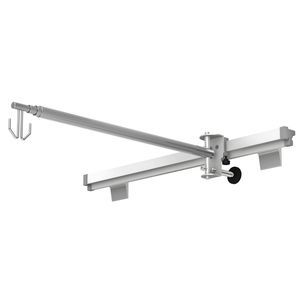 schienenmontierter Infusionsständ / 2 Haken / teleskopisch