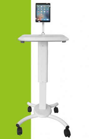 Telemedizinwagen für Tablet-PC - AMT150 - Athena Medical - höhenverstellbar