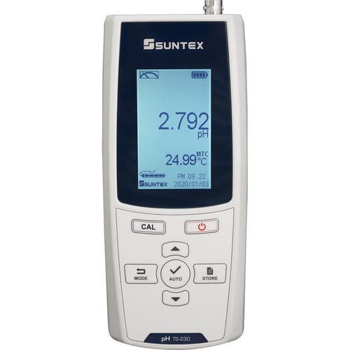 PH-Meter / Labor - TS-230 - Suntex Instruments - tragbar / wasserdicht