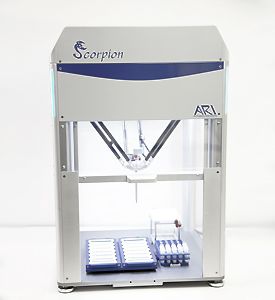 Robotisiertes Probenvorbereitungsgerät - Scorpion  - SciGene - Labor / für Forschungszwecke / für Flüssigkeitenhandling