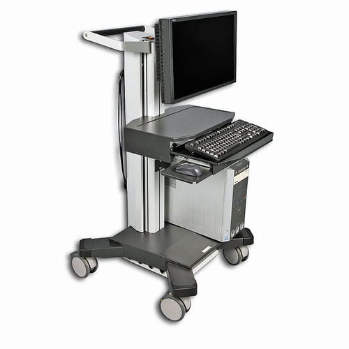 Höhenverstellbarer Computerwagen - SynergyCart® series - Extron / Knurr - mit Schublade