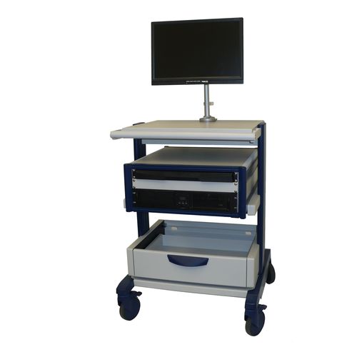 Computerwagen mit Schublade - Dacomobile®  - Extron / Knurr