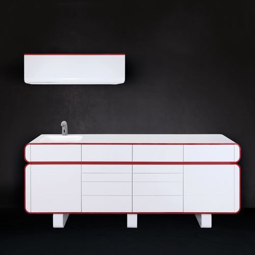 Schrank für Zahnarztpraxis - Exclusive series - VeraDenta Dental Mobilya Ltd - für zahnärztliche Instrumente / mit Schublade / mit Waschbecken