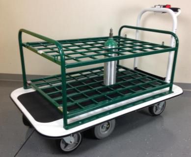 Gasflaschenträger-Wagen - Electro Kinetic Technologies - für Transport