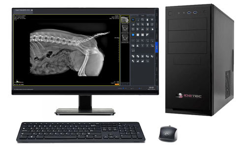 Computer-Arbeitsplatz / für Veterinärbildgebung - IDeVet Digital Veterinarian Imaging - für Laptop Computer / für Veterinärmedizin