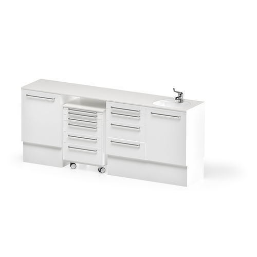 Schrank für zahnärztliche Instrumente - LIKE - LORAN - für Dentallabor / mit Schublade / mobil