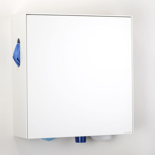 Wandmontierte Hygienestation - Quadro - LORAN - mit Handschuhbox