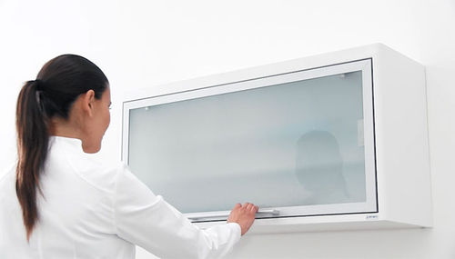 Abstellschrank - P2Z - LORAN - für zahnärztliche Instrumente / für Krankenhaus / mit Regal