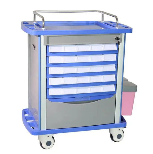 Medizinischer Wagen - PX-TC834 - Pinxing Medical Equipment - für Medikamente / mit Schublade / mit Korb