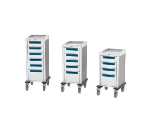 Pflegewagen - Bedside Ecoline - Pegasus Medical Concepts - mit Schublade