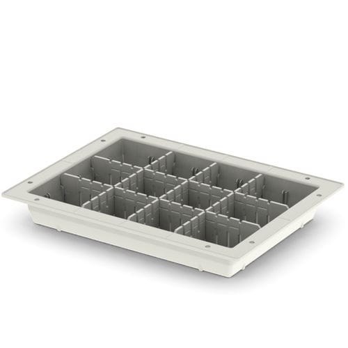 Medizinisches Tablett - Modular Iso System - ABS Tray 5X30X40cm - Pegasus Medical Concepts - ABS / modular