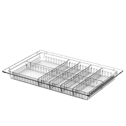 Medizinisches Tablett - 5X40X60cm Clear Tray - Pegasus Medical Concepts - Polycarbonat / modular