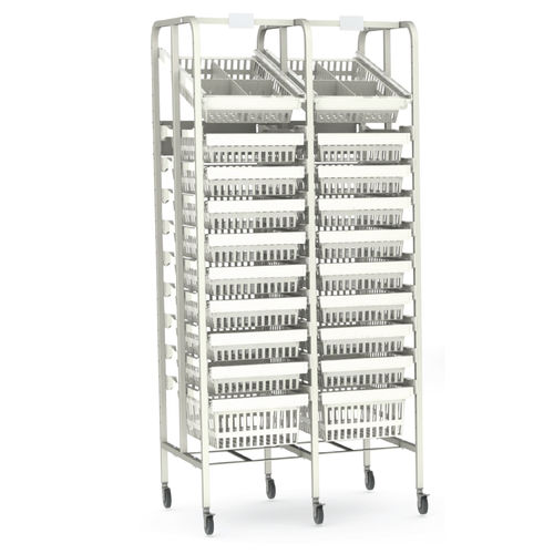 Modulares Lagerregal - Rack System UU - Pegasus Medical Concepts - auf Rollen / hohe Dichte