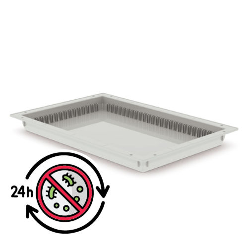Sterilisationstablett für Instrumente - T054060-AM-G  - Pegasus Medical Concepts - perforiert / ABS